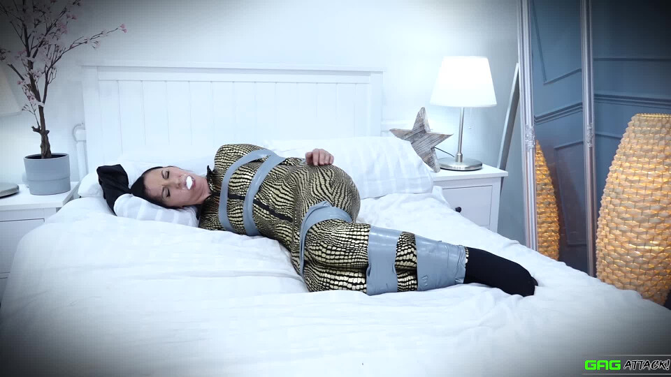 Lily Roberts - Catburglar's Bondage Dreaming FULL 3 Gag Video HD