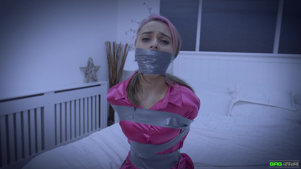 Chloe Toy - Secretary Grabbed and Put in Heavy Tape Hogtie *By Night*